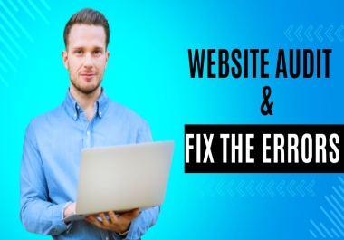 I will Audit your website & Fix the all errors