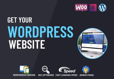 build responsive wordpress website design or blog