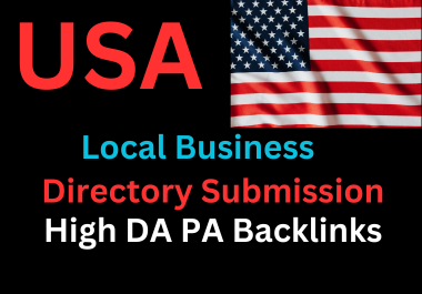 I will create high DA PA top 50 local business Directory Submission