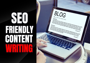 I Will Be Your SEO Content Writer Like Article,  Blogs,  Guest Post,  And Products Description Writing