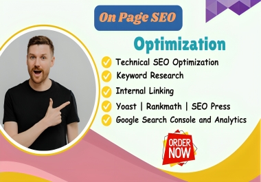 I will do off page SEO and seo optimization for your website google ranking