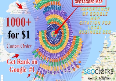 I'll Create 8,000+ Google Map Citations for GMB Profile and google maps rankings,  local business SEO