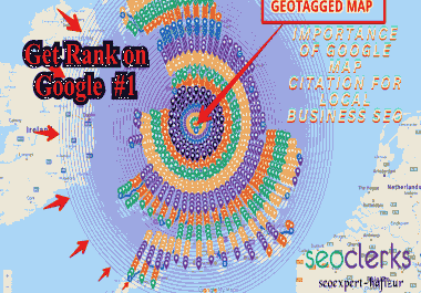 I will make 6,000+ google maps citations,  geotagged maps for gmb ranking and local business SEO