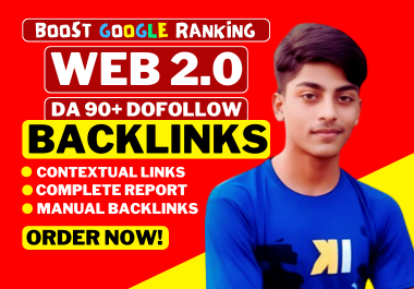 Build 20 High PA DA TF CF HomePage Web 2.0 Blogs & Backlinks - Dofollow Quality Links for