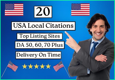 High Quality 20 USA Local Citations