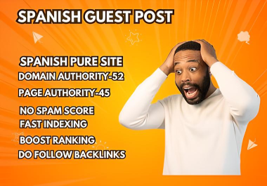 Spanish Guest Post In Pure Spanish Website