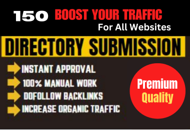 150 Live Dofollow Directory Submissions For SEO Backlinks