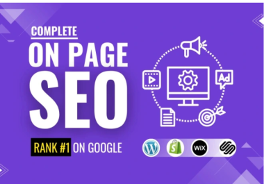 On Page SEO for Shopify,  Wix,  & WordPress to Boost Sales & Traffic