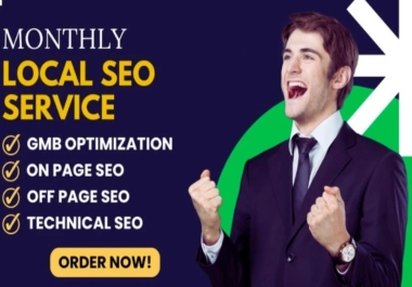 monthly local seo service for google page ranking