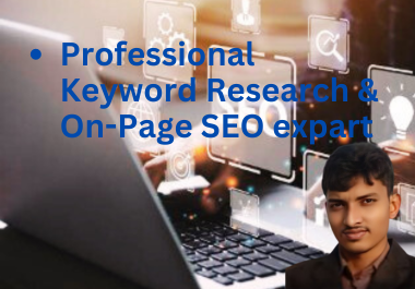 Professional Keyword Research & On-Page SEO expart