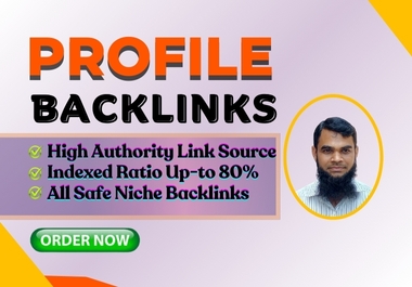 300 HQ SEO Profile Backlinks for Your Website Rank
