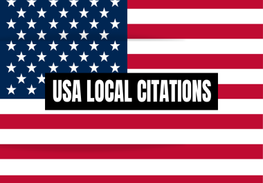 I will do high authority 50 USA local citations