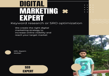 I will do SEO keywords reaches for you