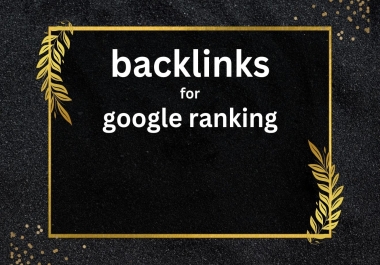 I will do 100 high DR 90 permanent seo dofollow backlinks