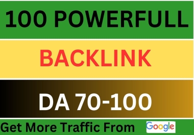 100 High Domain Authority DA 90+ Dofollow SEO Profile Backlinks