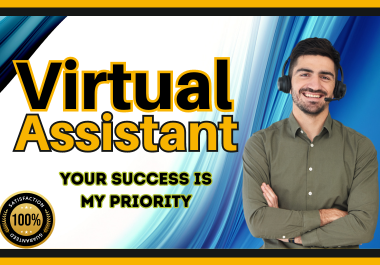 I will be your expert virtual assistant,  for data entry,  lead generation,  social media,  and emails