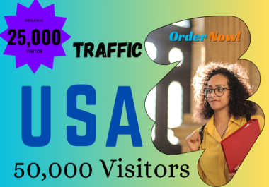 drive traffic in usa 250000 organic web traffic seo boost