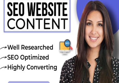 write SEO friendly content,  optimized articles,  and blog posts