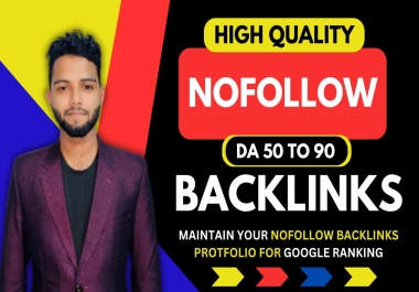 Monthly off page SEO service using authority white hat Do follow - No Follow backlinks