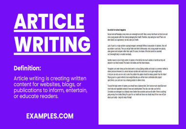 I will write 500 words HQ SEO Article and Content writing on any topic in 24 hours