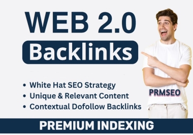 Get 50 Web 2.0 High Quality Backlinks Improve Your Website Ranking