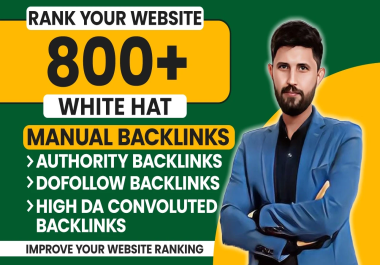 I will create high authority DA 50+ white hat dofollow seo backlinks For Google Ranking