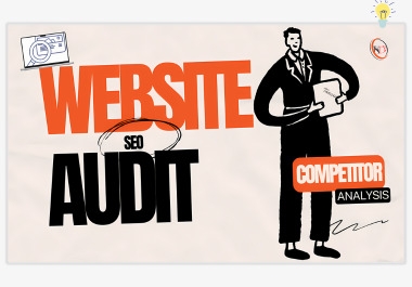I will complete website SEO audit report with an competitor site analysis and Free 30 KGR keywords.