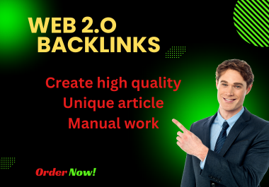 I create web-2.0 Backlinks with Seo Backlinks different 100 plus sites