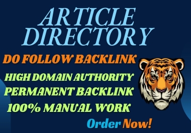 Google Ranking80 Article Directory Do Follow High quality