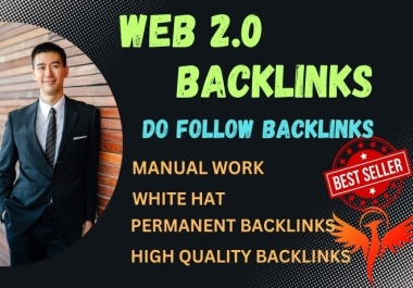 Get 40 High Quality Web 2.0 Dofollow Backlinks on High DA SEO Backlinks Rank Your Website