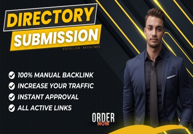 I will provide 100 Directory Submission high quality backlinks for Website Ranking