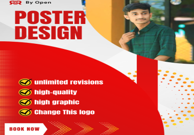 I will design professional Poster for your business