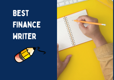 I will write best finance articles and blog post for your website