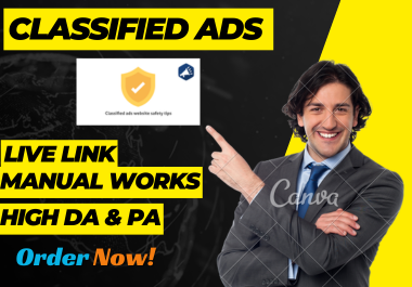 I will publish 80 high quality classified Ads posting sites.