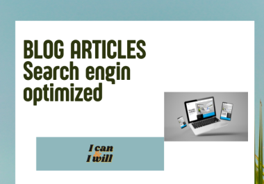 I will write SEO blog articles