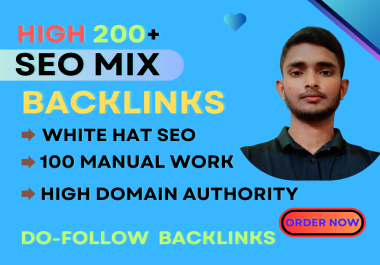 I will do high traffic site mix high Da authority do-follow backlinks