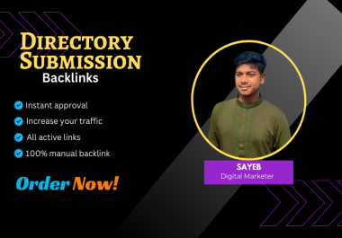 I Will do 100 Unique Directory Submission Backlinks With High Authority Site