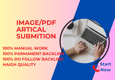 I will create 50 PDF/IMAGE Submission Backlinks