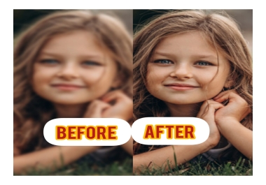 i will fix blurry photos upscale image enhance image improve quality