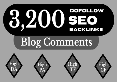 I Can Build 3,200 Blog Comment High-Quality SEO Backlinks Manually And Best Result