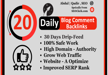 Elevate Your Rankings With 600 High-Quality Do-Follow Blog Comment Backlinks 30 Days Drip Feed