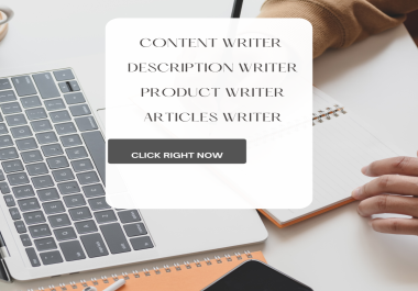 Writing of product descriptions in just 5