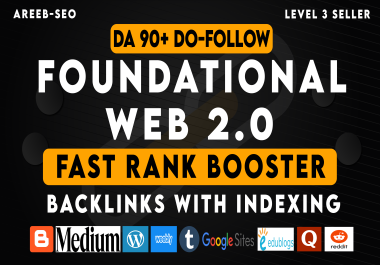 100 90-Plus High DA PA Web 2.0 Backlinks Increase your Google Trust,  Authority and Ranking