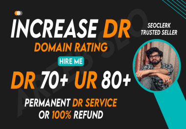Increase DR to 70 Plus Permanently Using Niche High DA DR UR TF CF Links