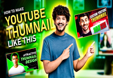 I will create thumbnail like this