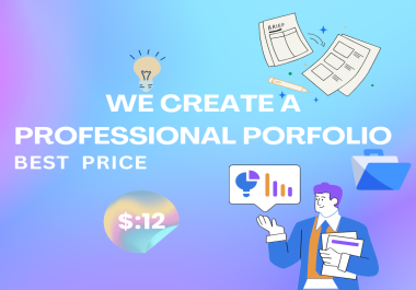 We create professional portfolio