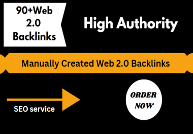 I will do 90 + web 2 0 backlinks manually