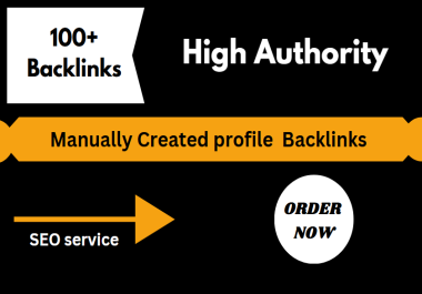 I will do 100+profile backlinks manually