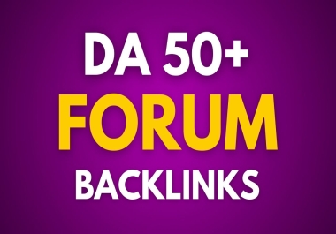 Top Quality 25 Forums Backlinks with Improve Ranking