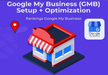 You will get Google My Business GMB Setup + verification+ Optimization + Ranking google My Business